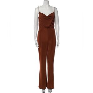 NWT - Jason Wu Emmett Burnt Orange Rhinestone Jumpsuit - Size XS